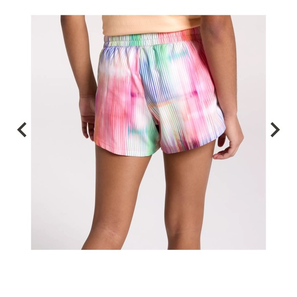 DSG Girls' Stride Shorts - Multicolor Striped - Picture 7 of 9